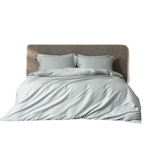 Seiden-Feel Satin Bettwäsche Set mit Kissenbezügen und atmungsaktivem, knitterresistentem Finish