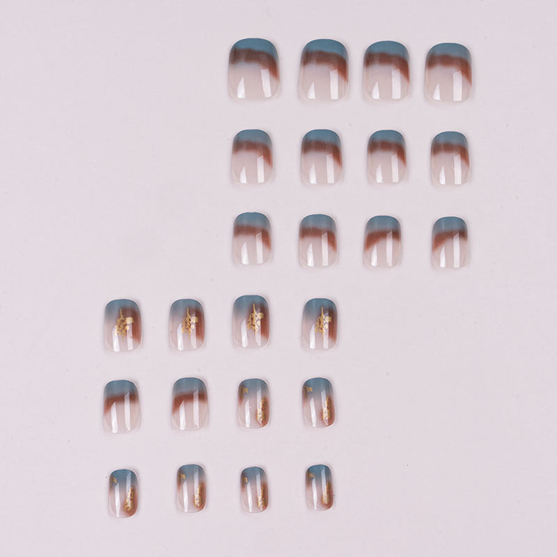 Elegante Ombre Press-On Nägel
