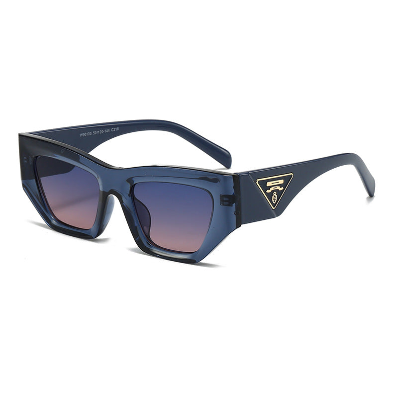 Damen Designer Sonnenbrille mit modernem, geometrischem Rahmen Karnz