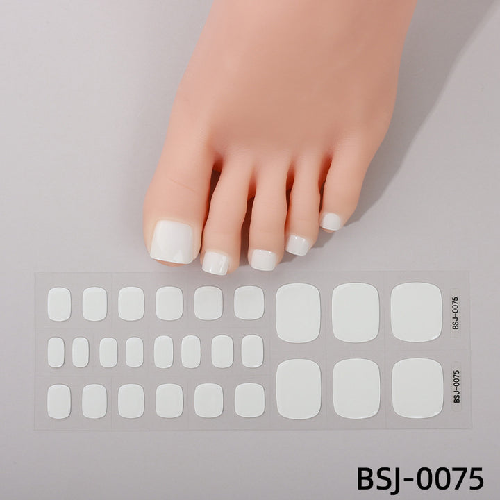 Elegante Fußnagelaufkleber