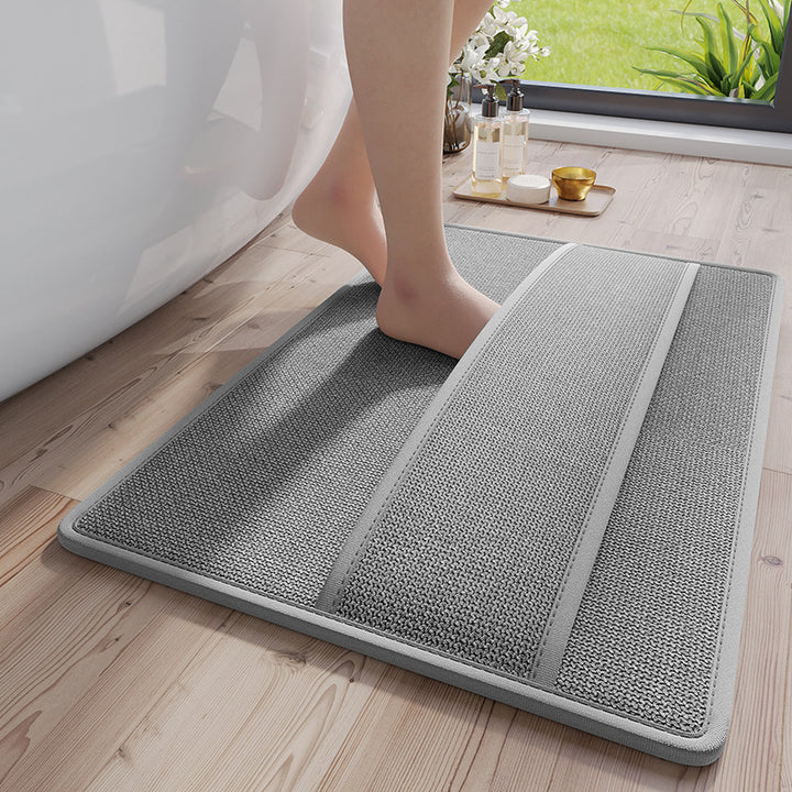 Schnelltrocknende saugfähige Badematte