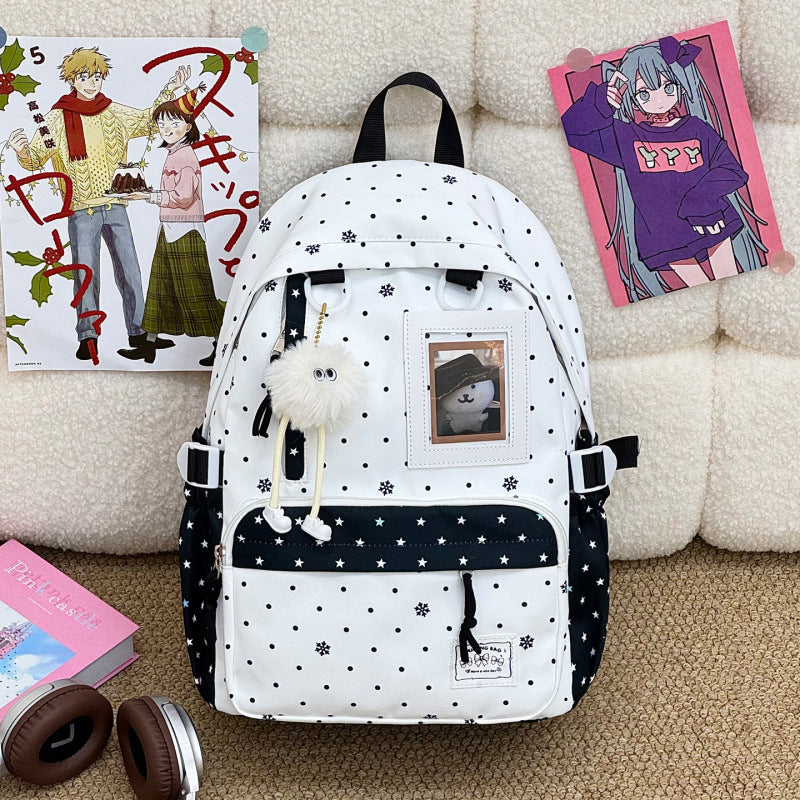 Verspielt gepunktetes Design Rucksack