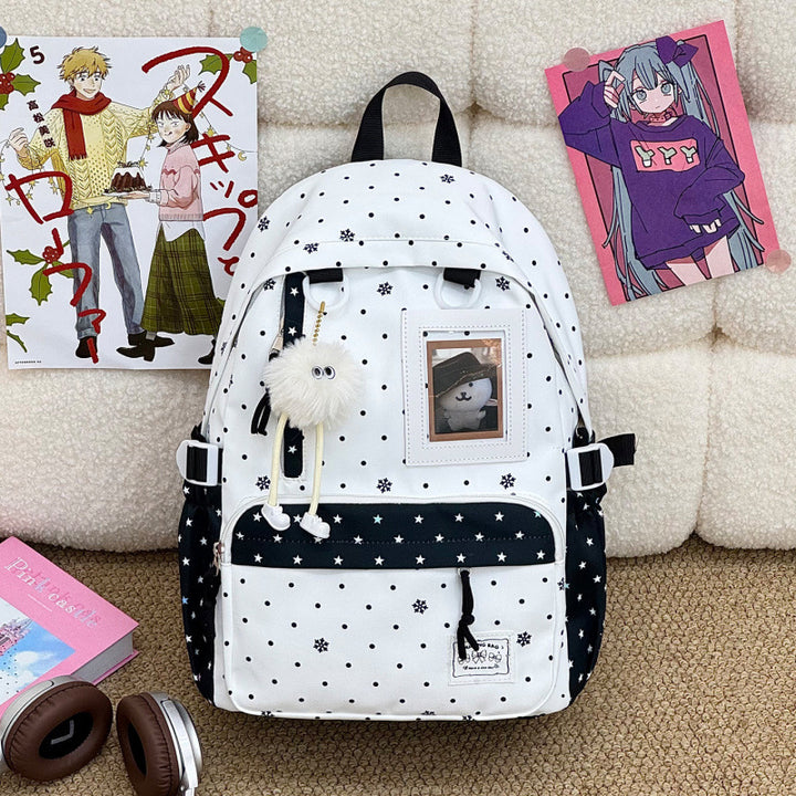 Verspielt gepunktetes Design Rucksack