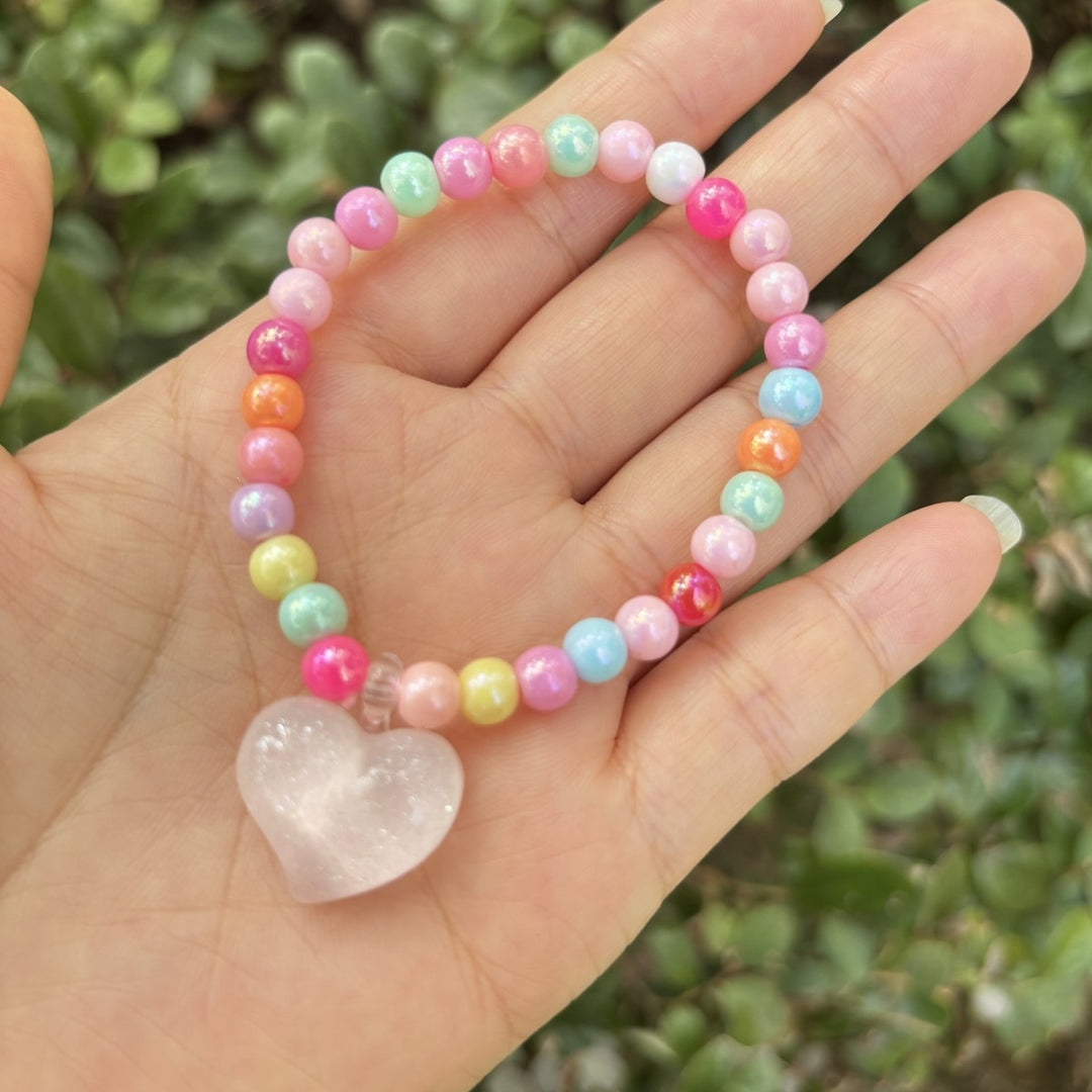 Süßes Armband mit Elefantenanhänger Aus Glas Karnz