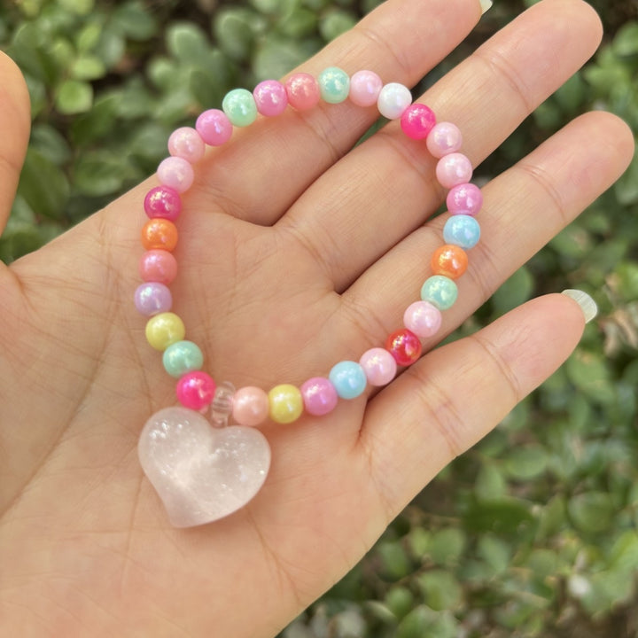 Süßes Armband mit Elefantenanhänger Aus Glas Karnz