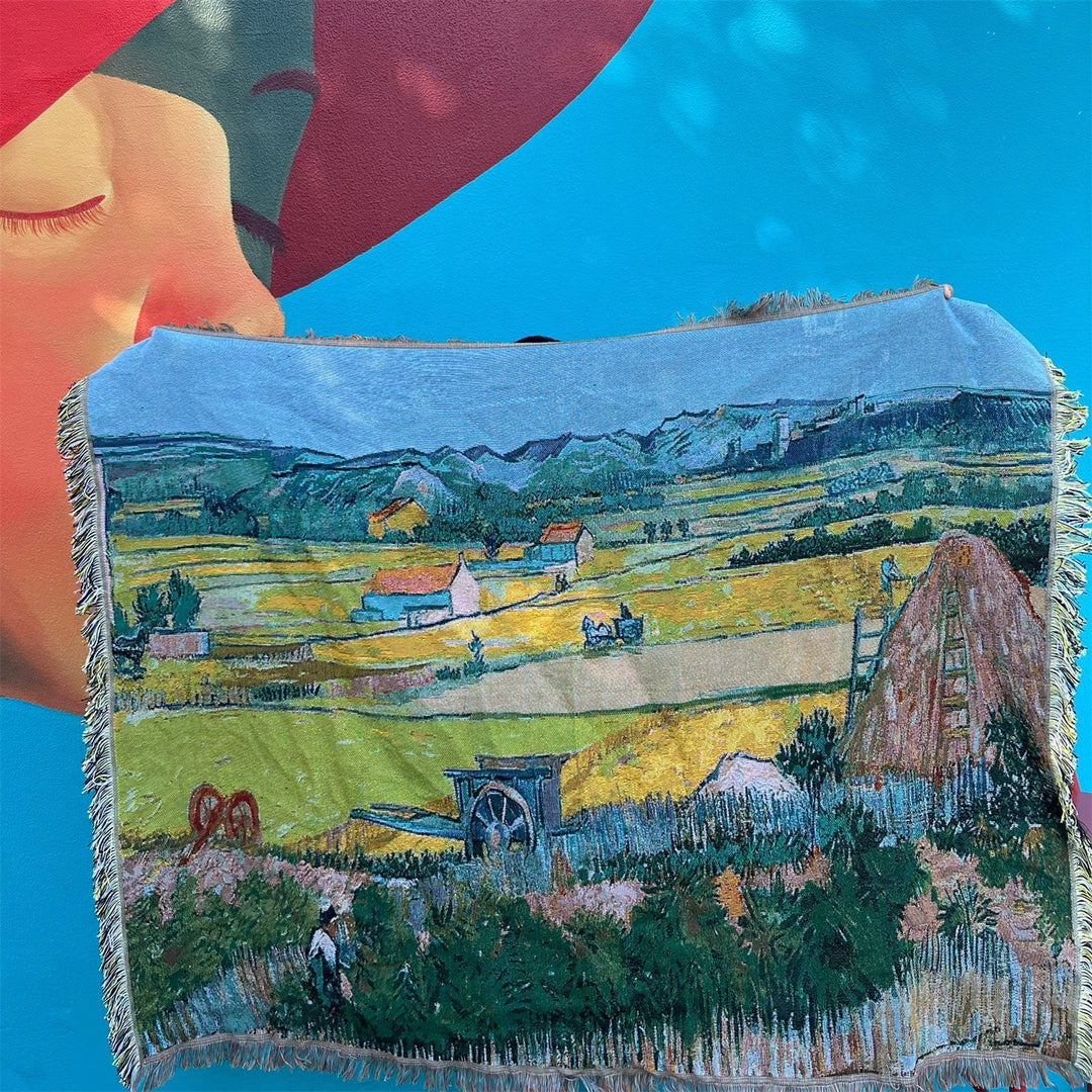 Künstlerischer Landschafts-Tapisserie-Wurf
