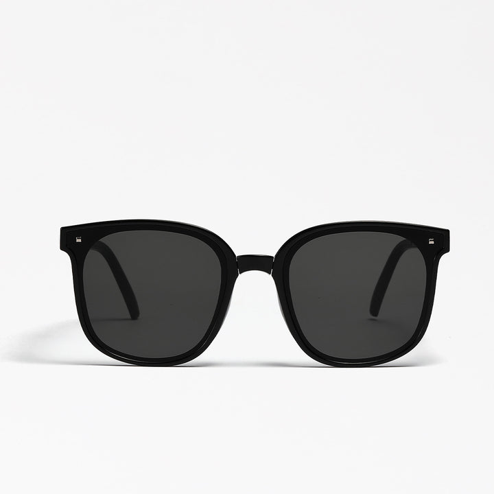Damen quadratische Sonnenbrille mit innovativem Kunststoffrahmen und polarisierten Gläsern Karnz