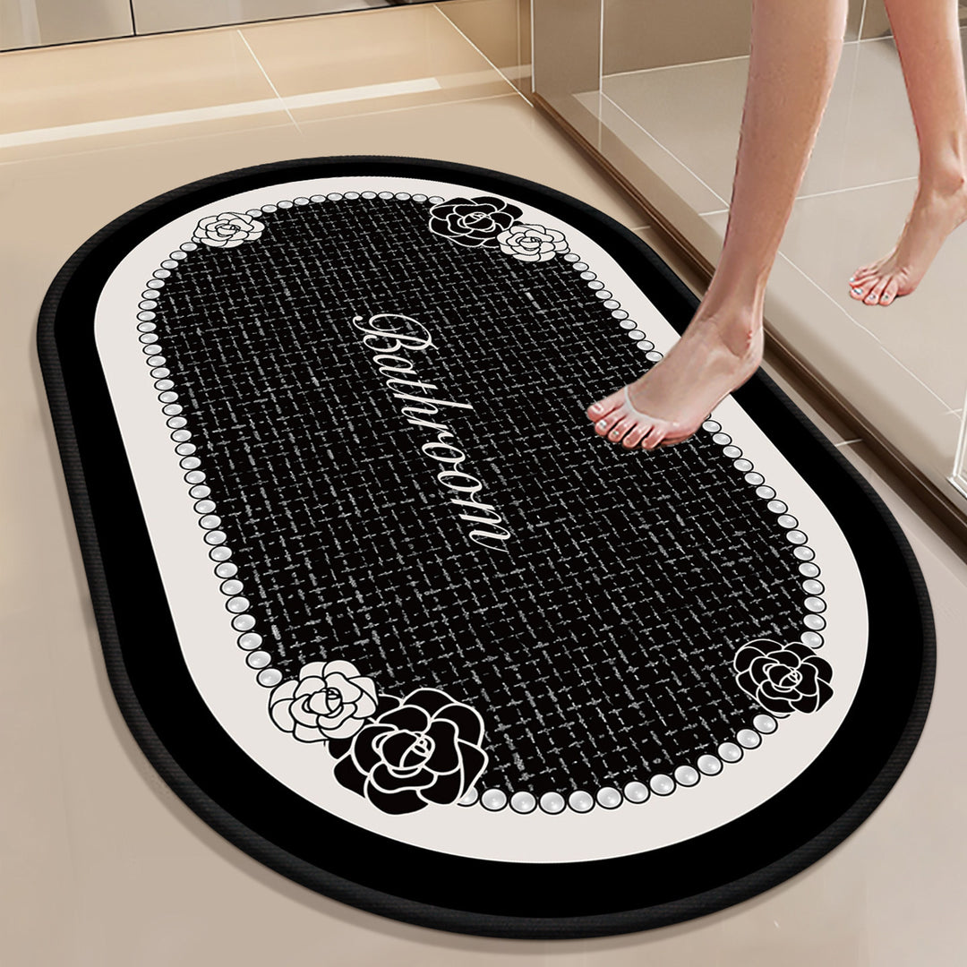 Stylische abstrakte Design-Badematte
