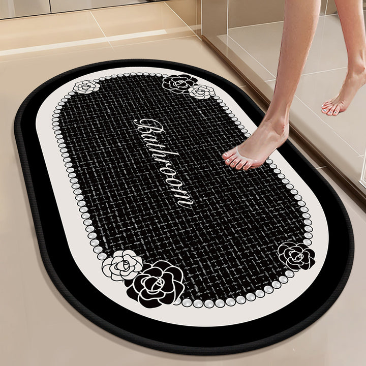 Stylische abstrakte Design-Badematte