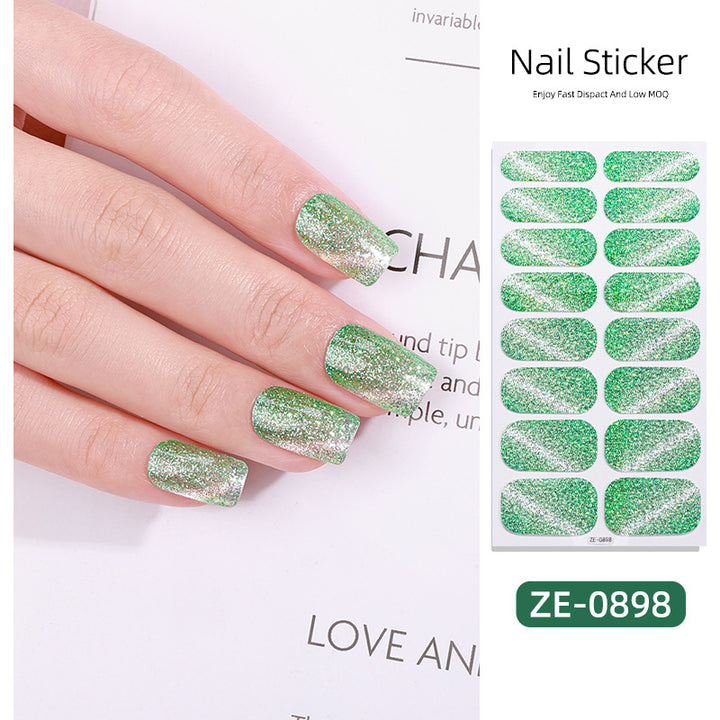 Ombre Glitter Nagel Wraps