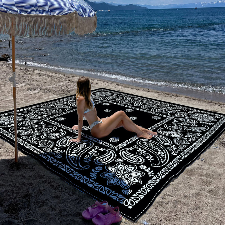 Mandala Design Strandmatte Karnz