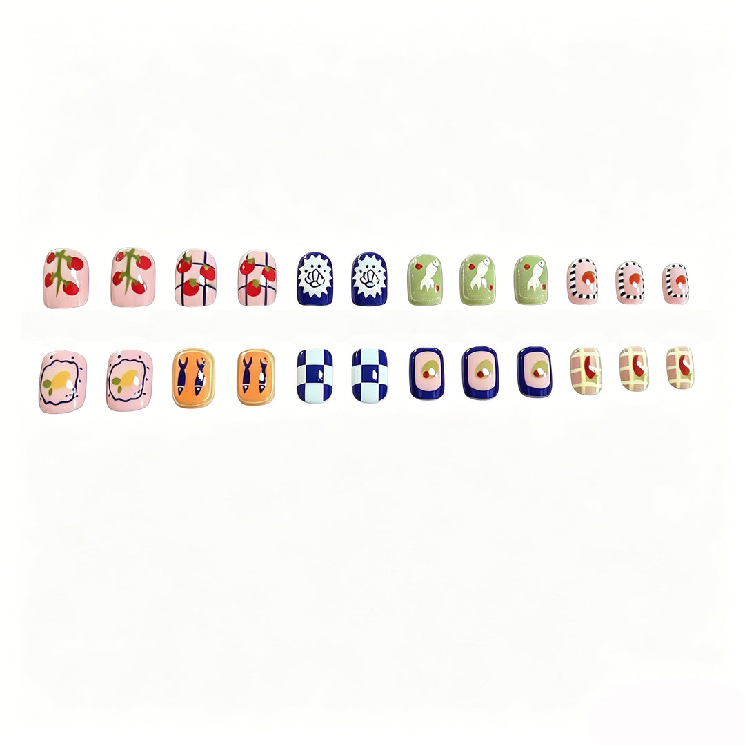 Verspielt Künstlerisches Nageldesign Karnz