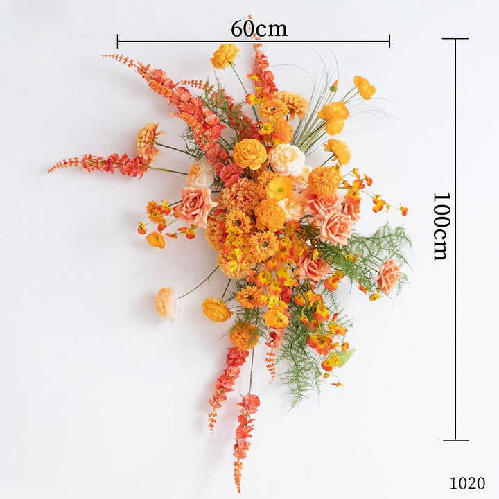 Lebendige Blumen Wanddeko