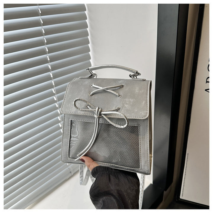 Chic Strukturierter Rucksack Karnz