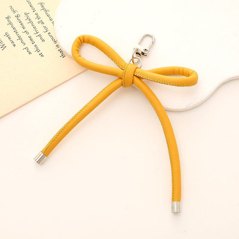 Stylischer Schleifen-Knoten Schlüsselanhänger Halter Karnz