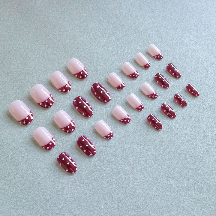 Elegantes Spitz-Acryl-Nagelkunst-Set