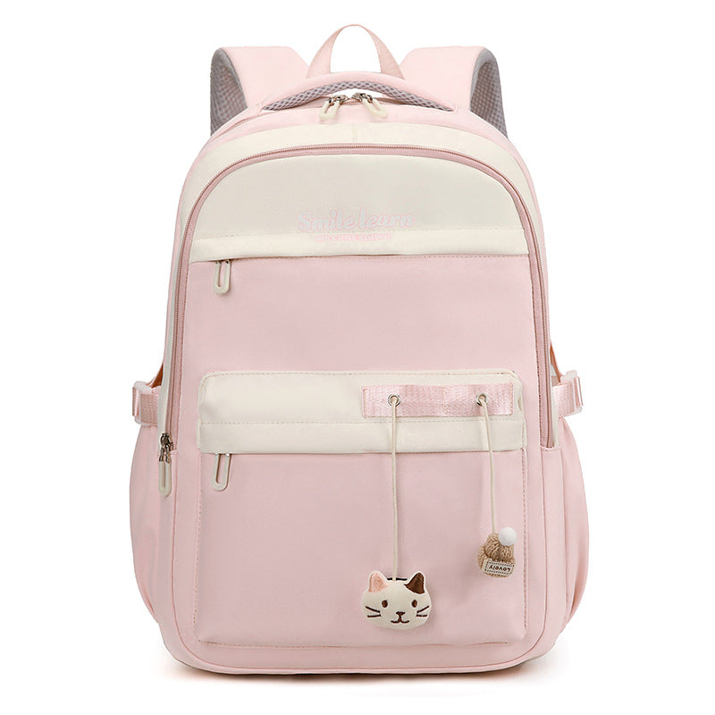 Niedlicher katzenmotivierter Schulrucksack