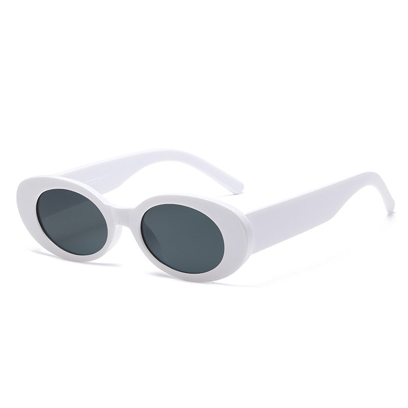 Damen modische Sonnenbrille mit einzigartigem ovalen Design Karnz