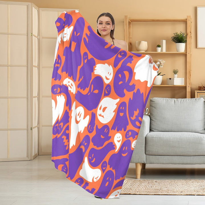 Gemütliche Halloween-Themen Fleece Decke