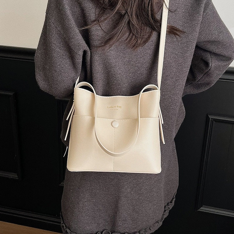 Minimalistische Leder Schultertasche