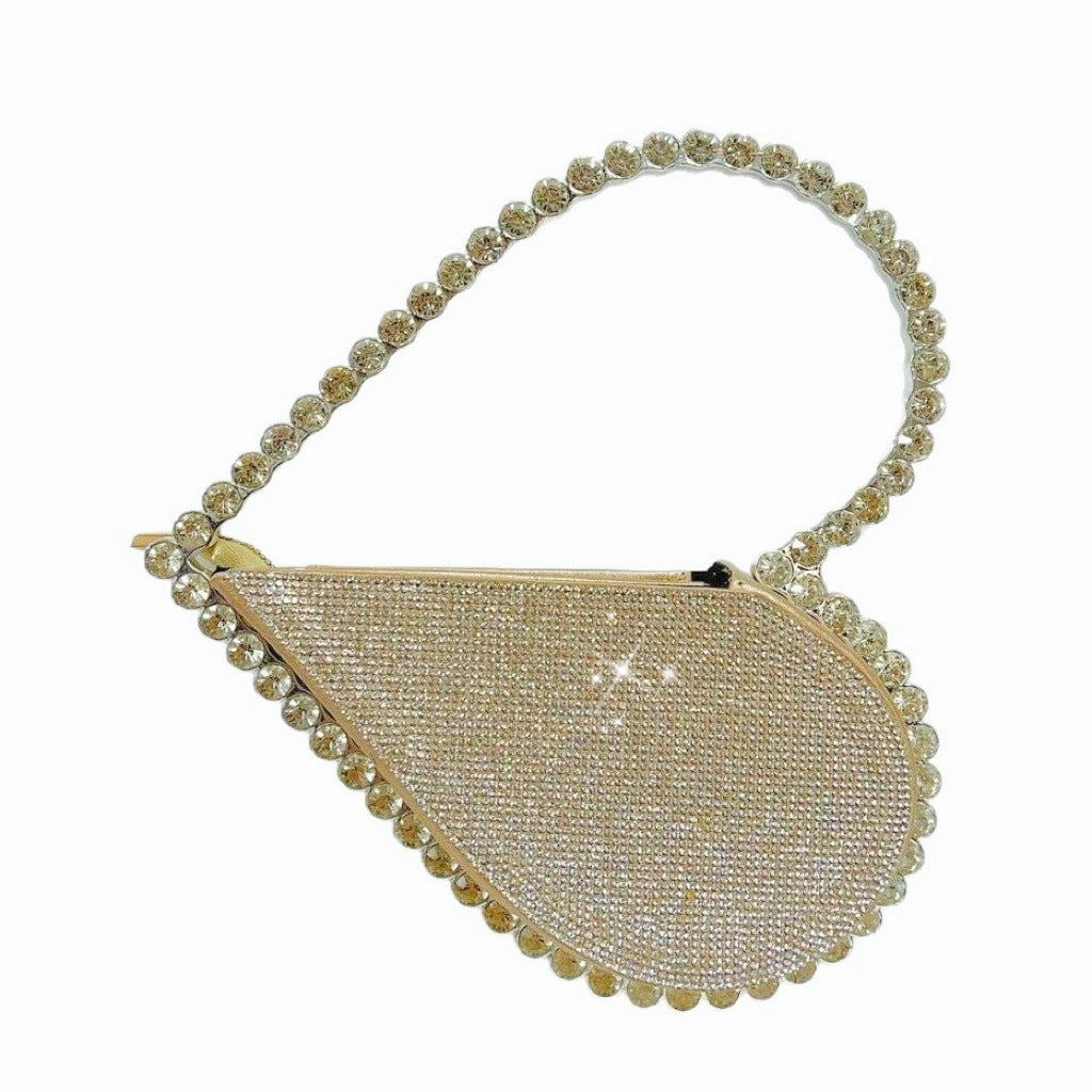 Strass-besetzte Abendhandtasche
