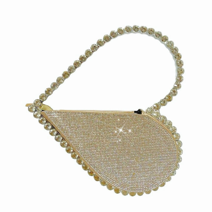 Strass-besetzte Abendhandtasche