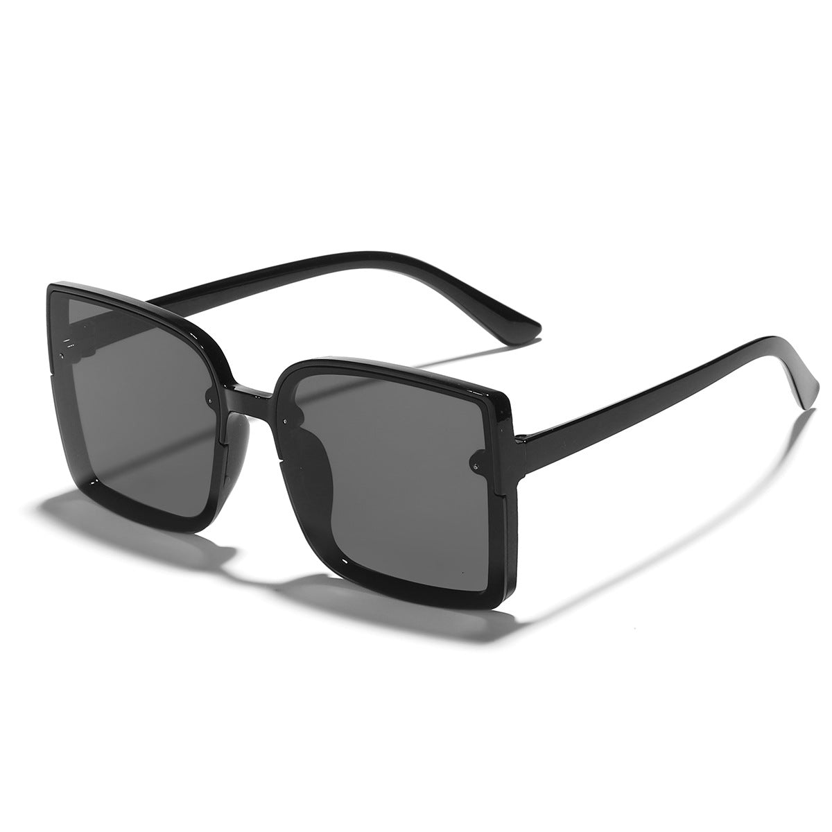 Damen oversized quadratische Sonnenbrille mit modernem Gradienteneffekt Karnz