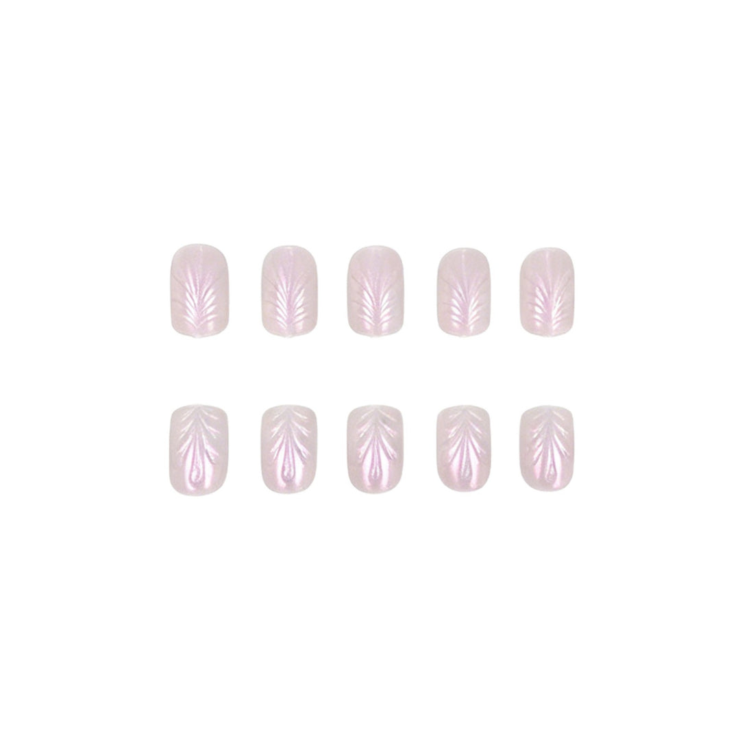 Elegante Texturierte Nagelkunst Karnz