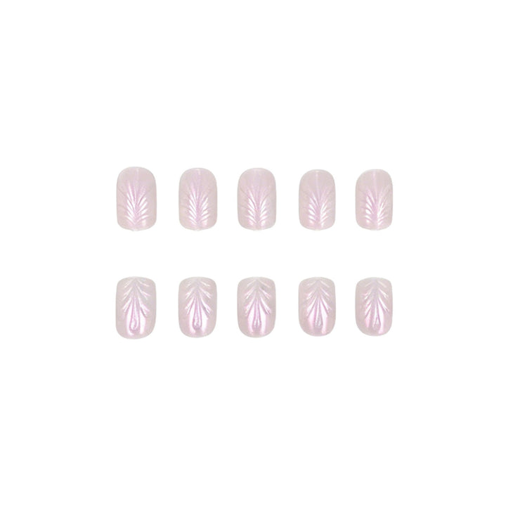 Elegante Texturierte Nagelkunst Karnz