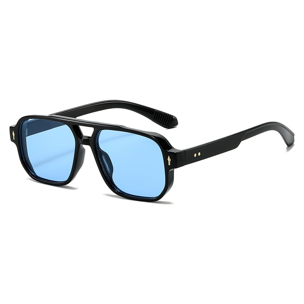 Oversized geometrische Sonnenbrille mit verbesserter UV-Schutz Karnz