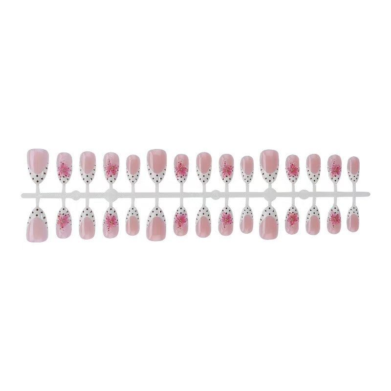 Floral Design Press-On Nail Art Set Karnz