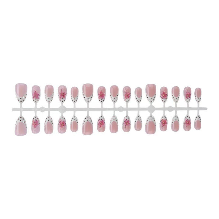 Floral Design Press-On Nail Art Set Karnz