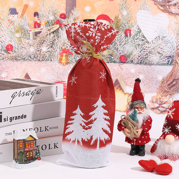 Geschenkbeutel mit festlichem Gnom-Motiv Karnz