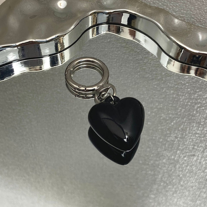 Herzförmiger Charm Schlüsselanhänger Karnz
