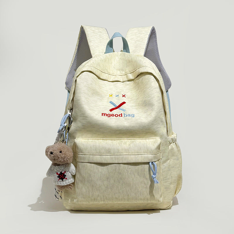 Vielseitiger multifunktionaler Rucksack mit gestickten Akzenten Karnz