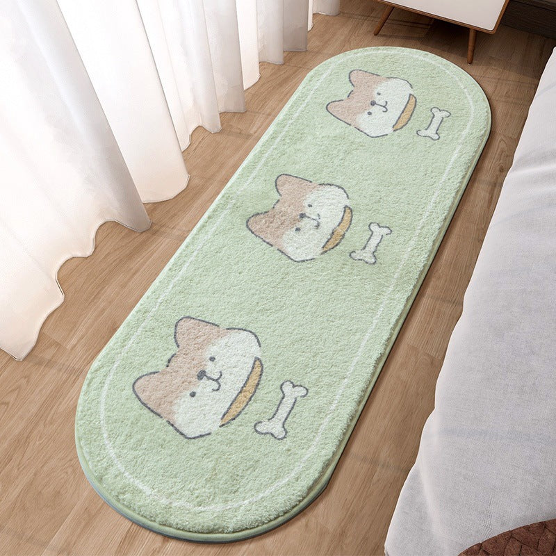 Weiches Plüschkaninchen-Themenbereichsteppich