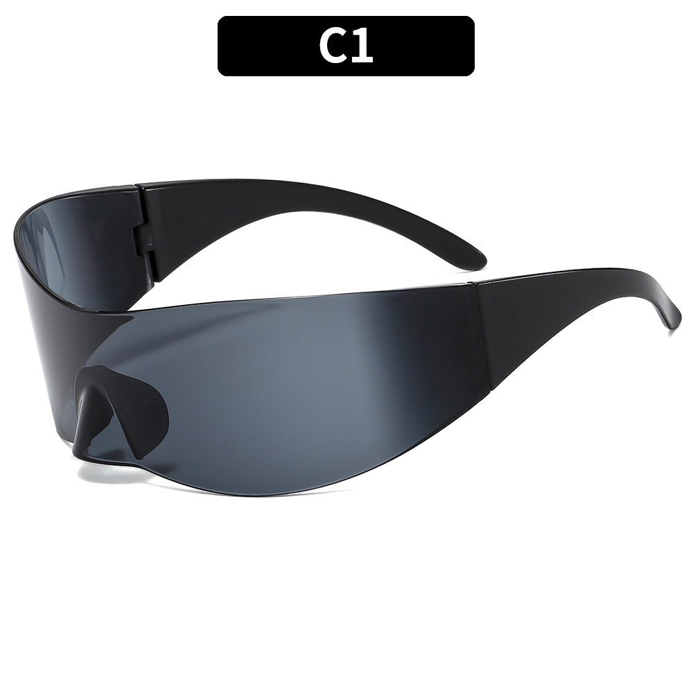 Futuristische Visor Sonnenbrille