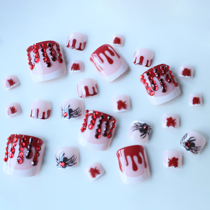 Halloween-Themen Dekorative Nagelkunst Set Karnz