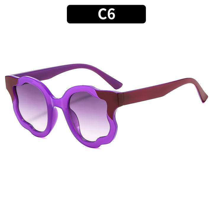 Blumenförmige Sonnenbrille