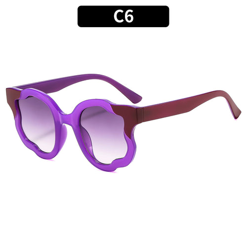 Blumenförmige Sonnenbrille