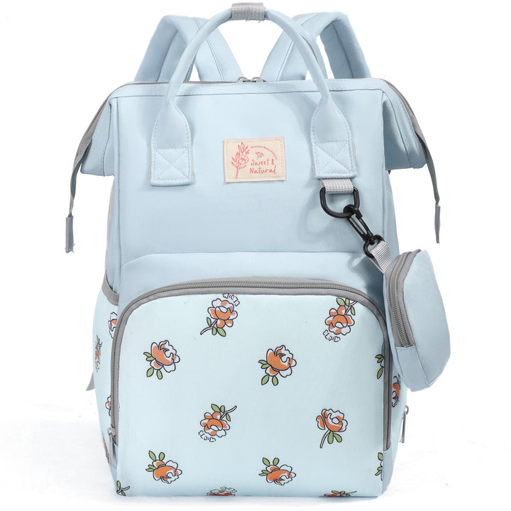 Stilvoller Rucksack mit floralem Muster Karnz