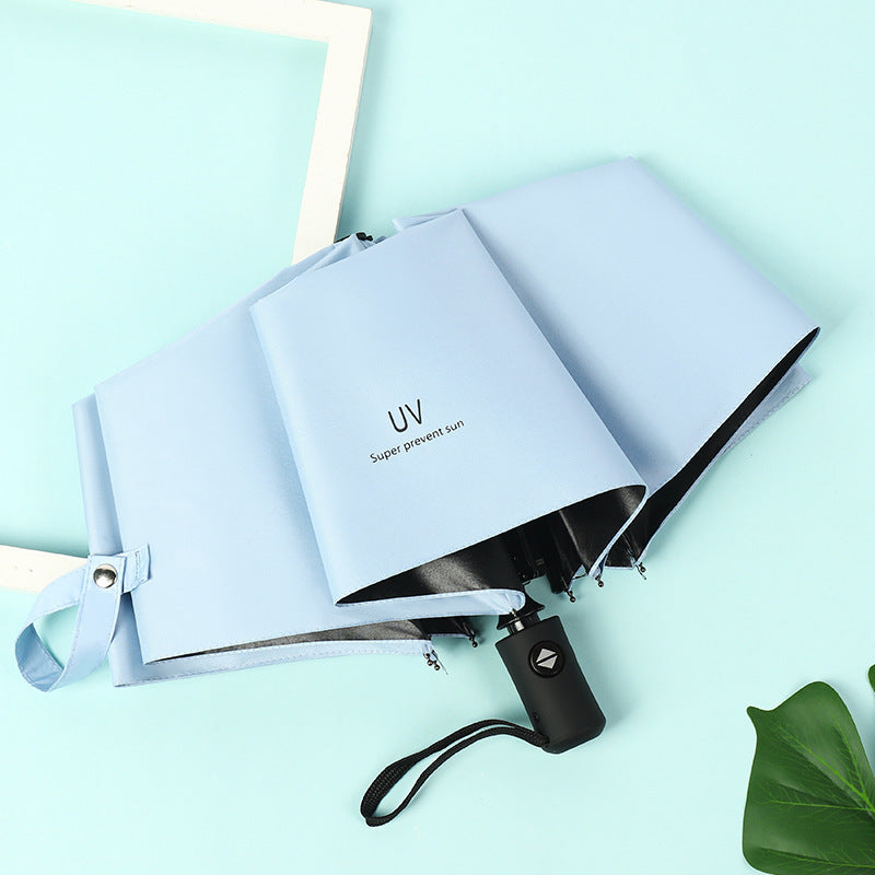 Damen Automatischer Faltregenschirm mit strapazierfähigem Material und ergonomischem Griff Karnz