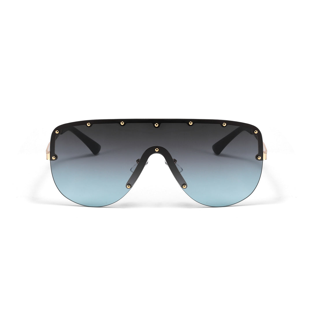 Damen futuristische oversized Sonnenbrille Karnz