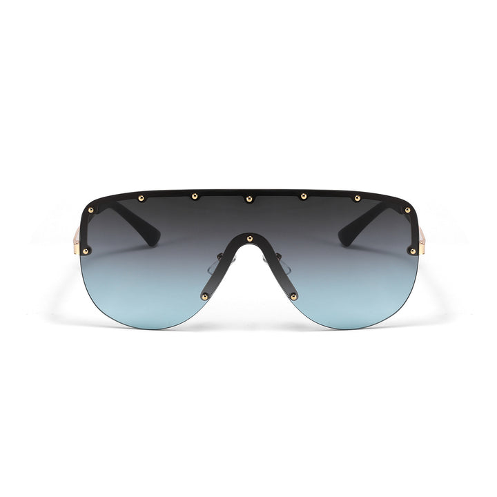 Damen futuristische oversized Sonnenbrille Karnz