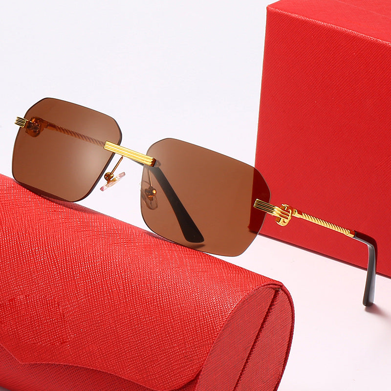 Damen modische Korrektionsbrille mit elegantem minimalistischen Rahmen Karnz