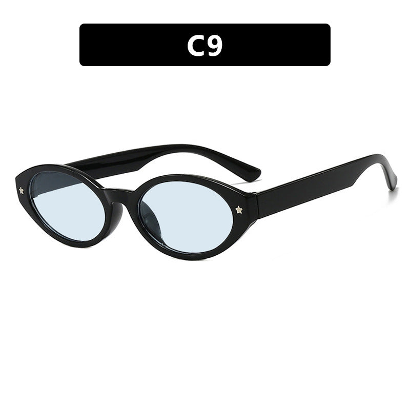 Damen Cat-Eye Sonnenbrille mit elegantem Tragetaschen-Design Karnz