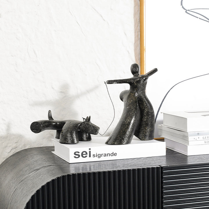 Abstrakte dekorative verspielte Figurine