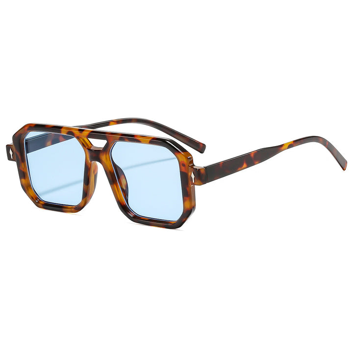 Bold Angular Oversized Sonnenbrille