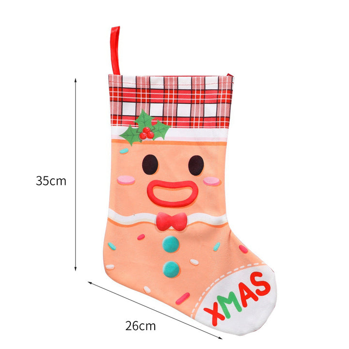 Weihnachtlich dekorative Socke