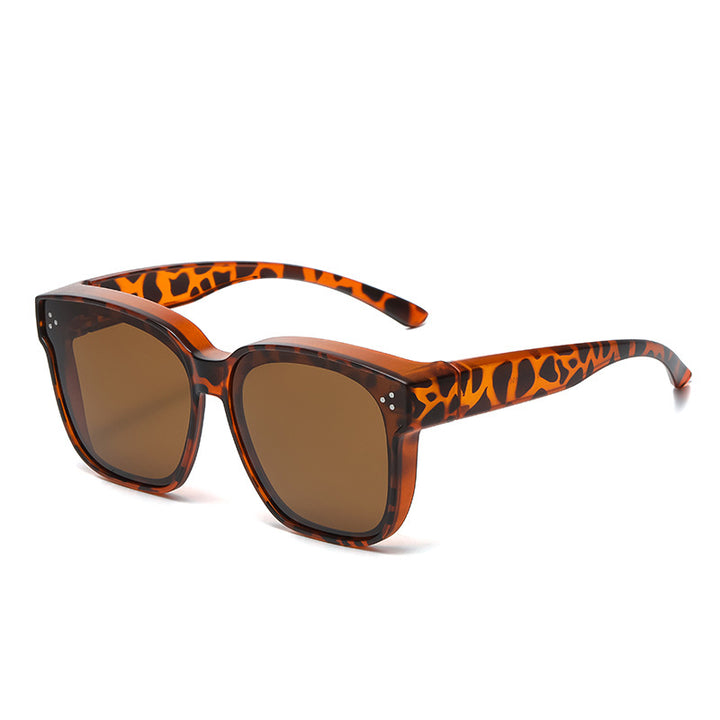 Modische Übergroße Rechteckige Sonnenbrille
